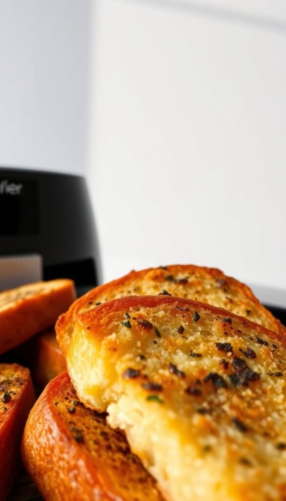 air fryer garlic bread