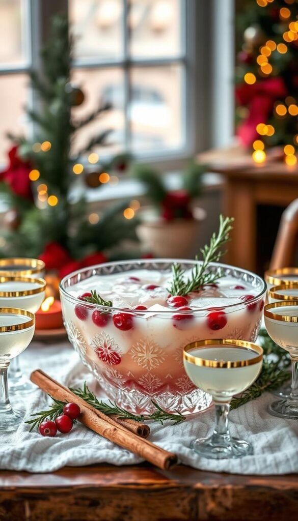 alcoholic white Christmas punch alcoholic white Christmas punch
