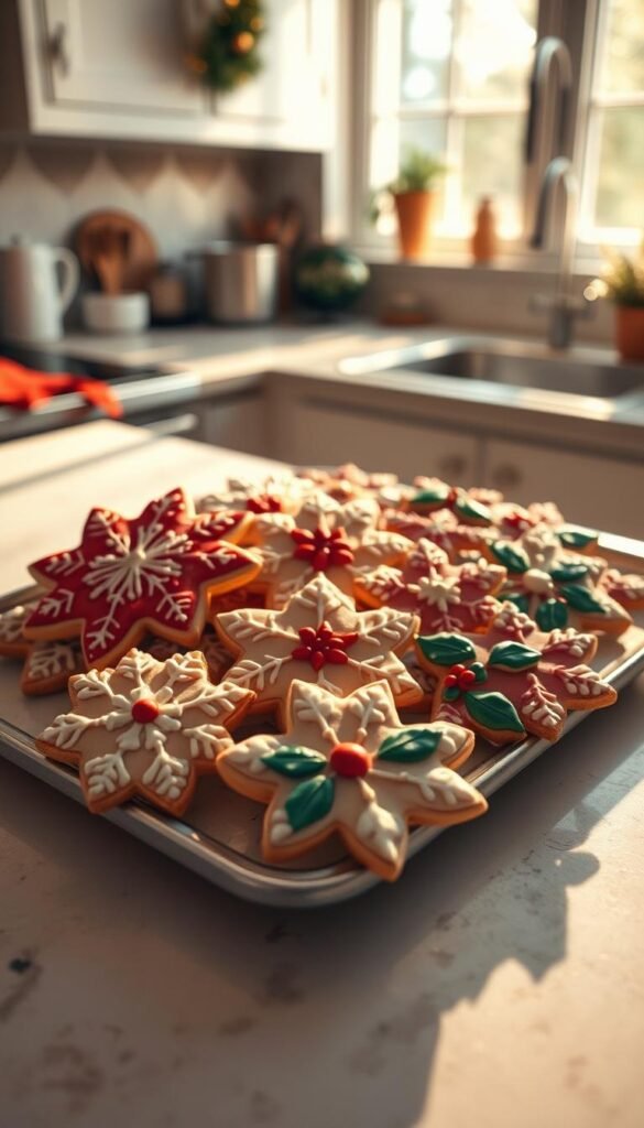 artistic Christmas cookies