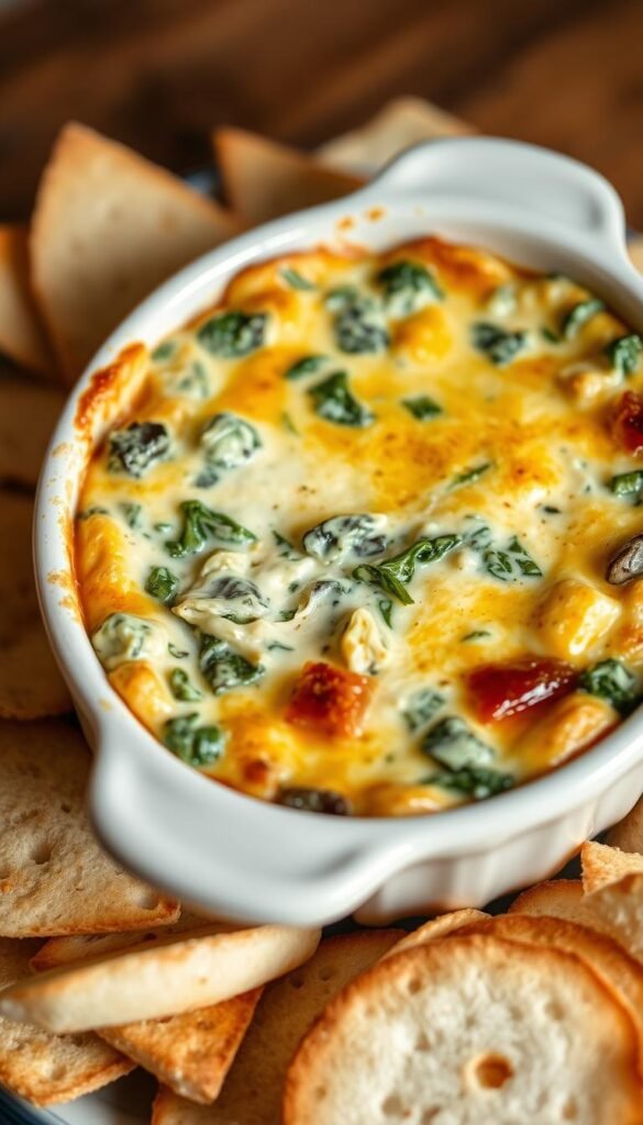 baked spinach artichoke dip