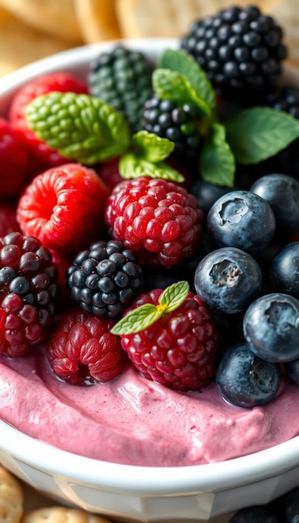 berry fruit dip