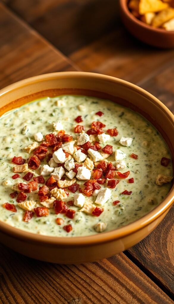 blue cheese buffalo chicken dip