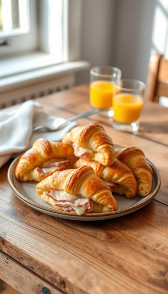 breakfast crescent rolls