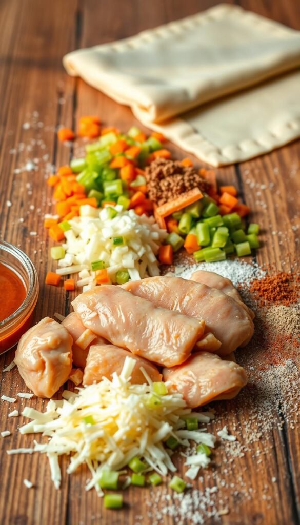 buffalo chicken pinwheel ingredients buffalo chicken pinwheel ingredients