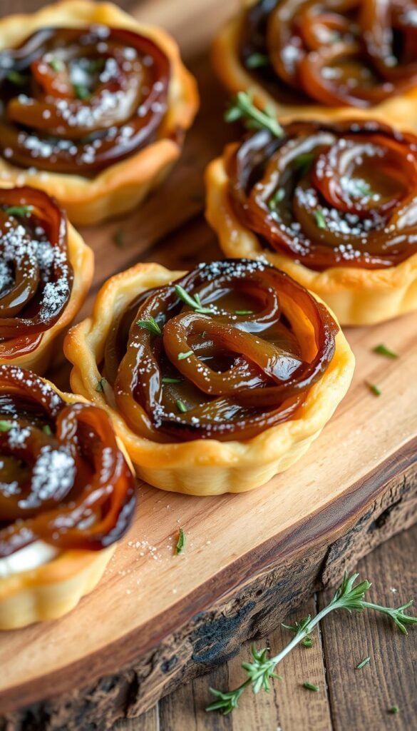 caramelized onion and goat cheese tarts caramelized onion and goat cheese tarts