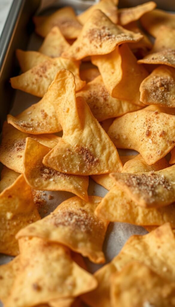 cinnamon sugar tortilla chips