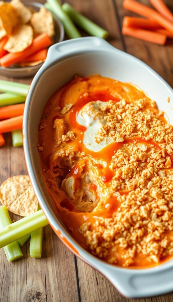 classic buffalo chicken dip