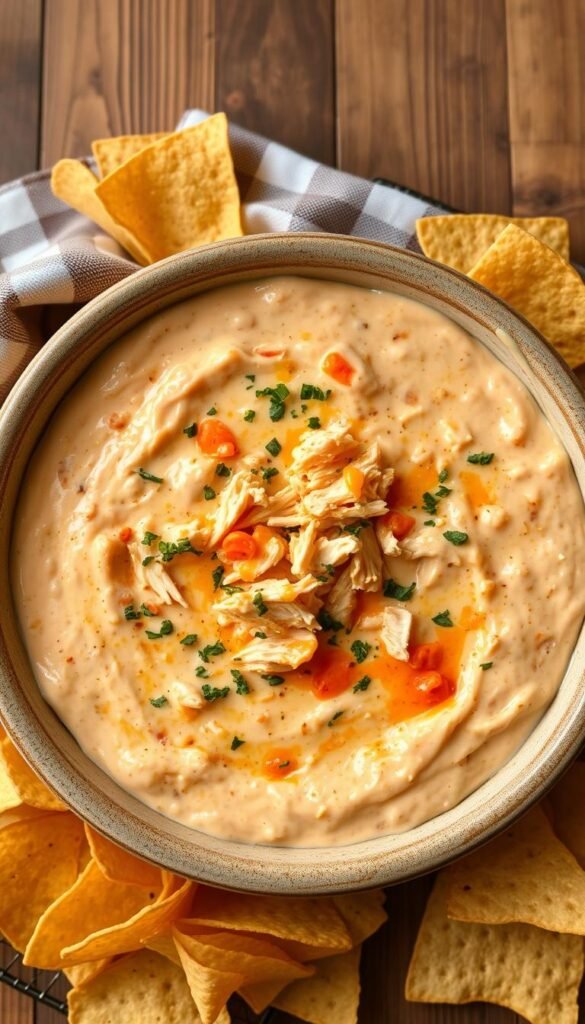 classic buffalo chicken dip
