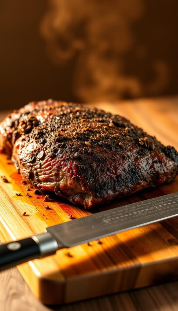 coffee-rubbed brisket