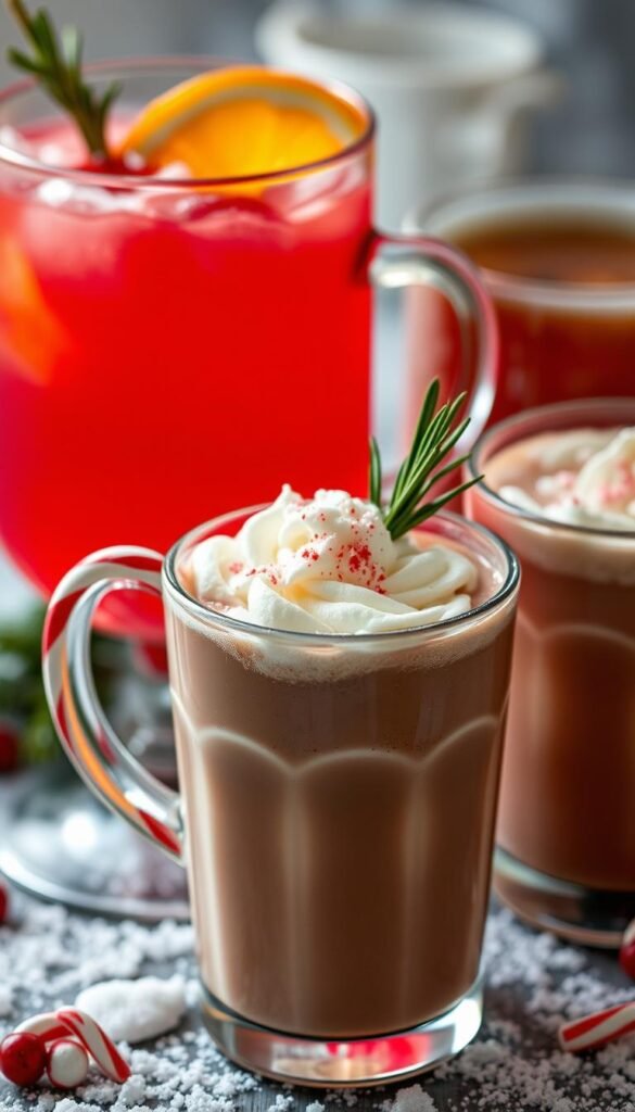 cold Christmas drinks
