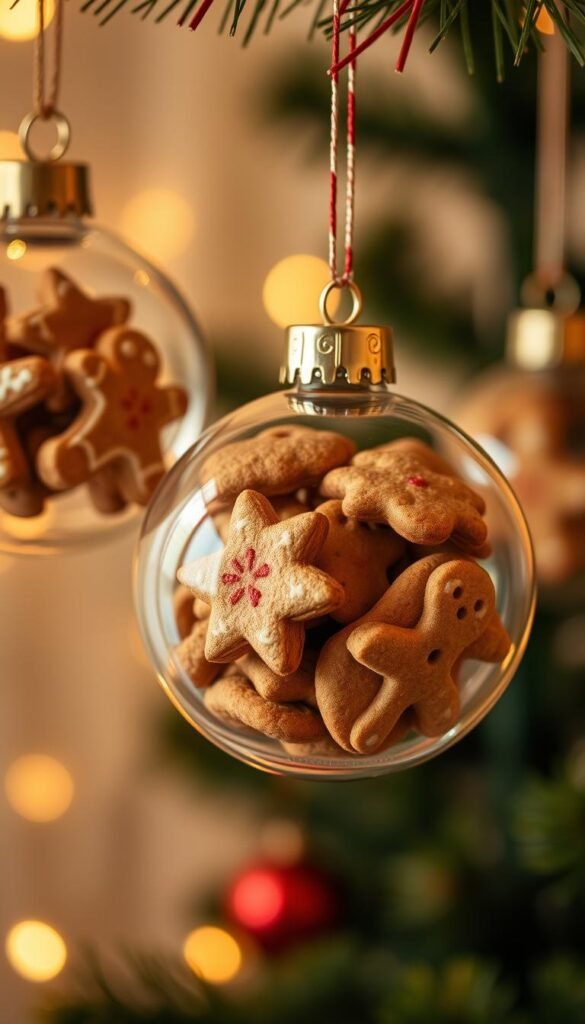 cookie filled ornaments