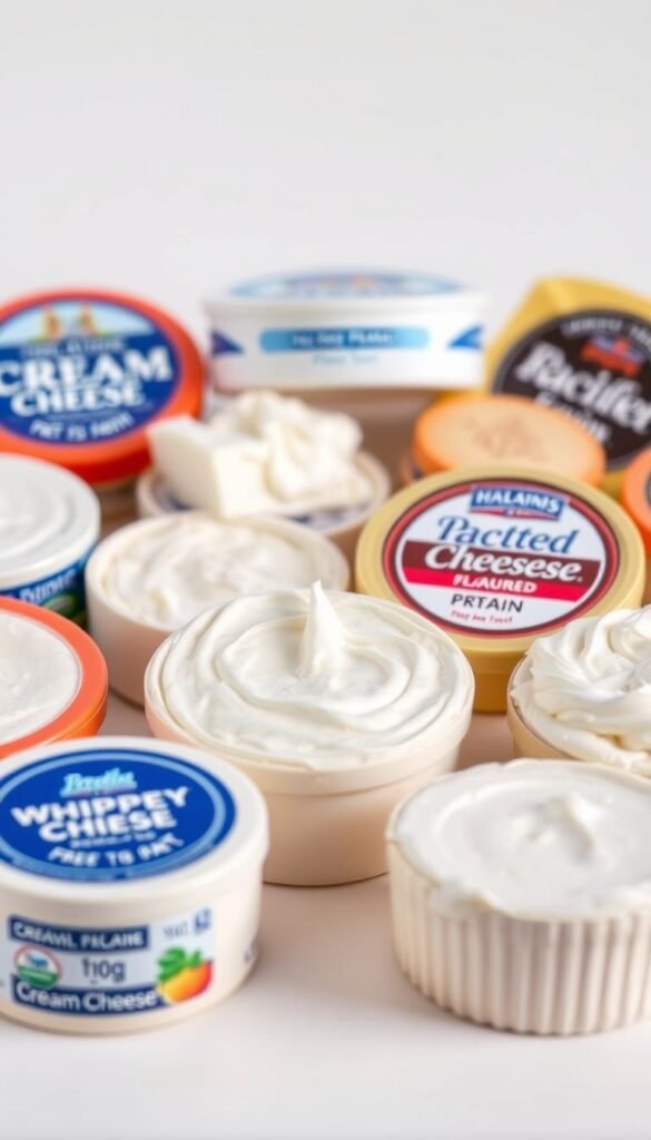 cream cheese selection