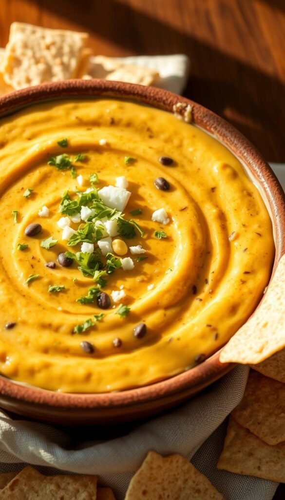 creamy Mexican corn and black bean dip