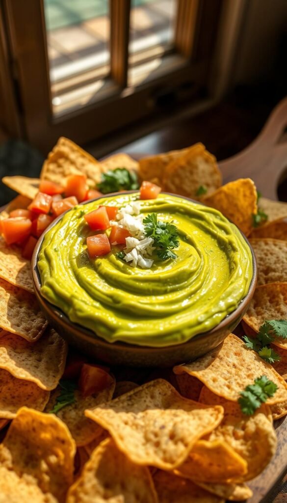 creamy avocado taco dip
