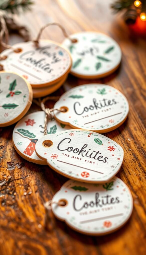custom cookie gift tags