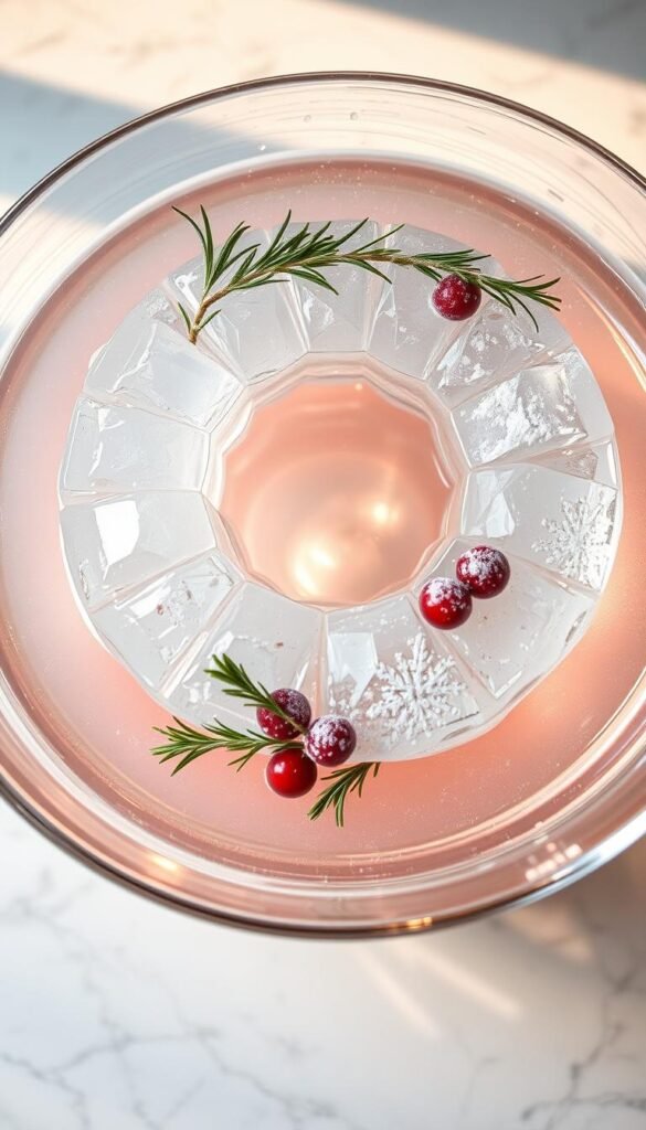decorative ice ring in punch bowl decorative ice ring in punch bowl