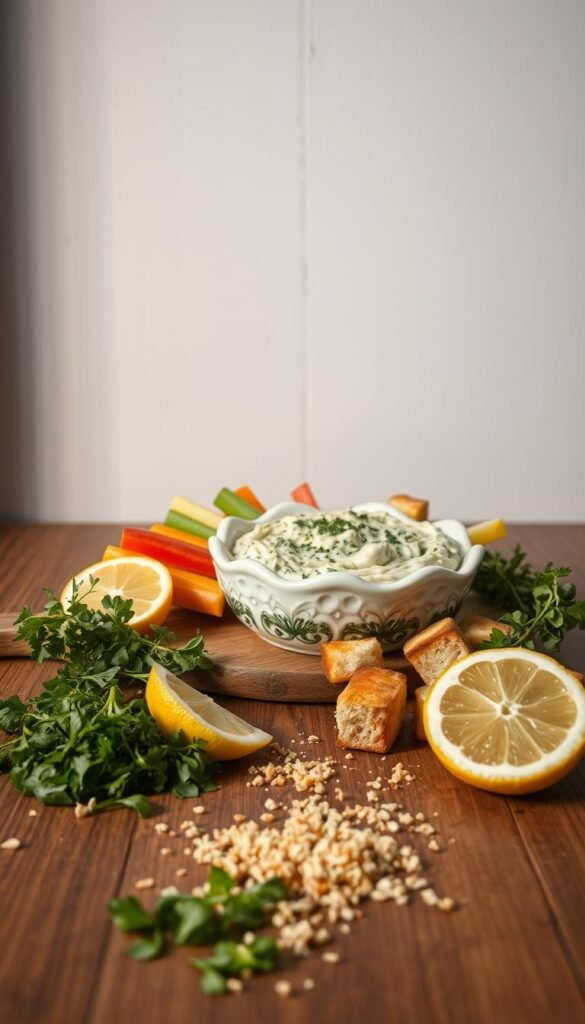 dip garnishing ideas