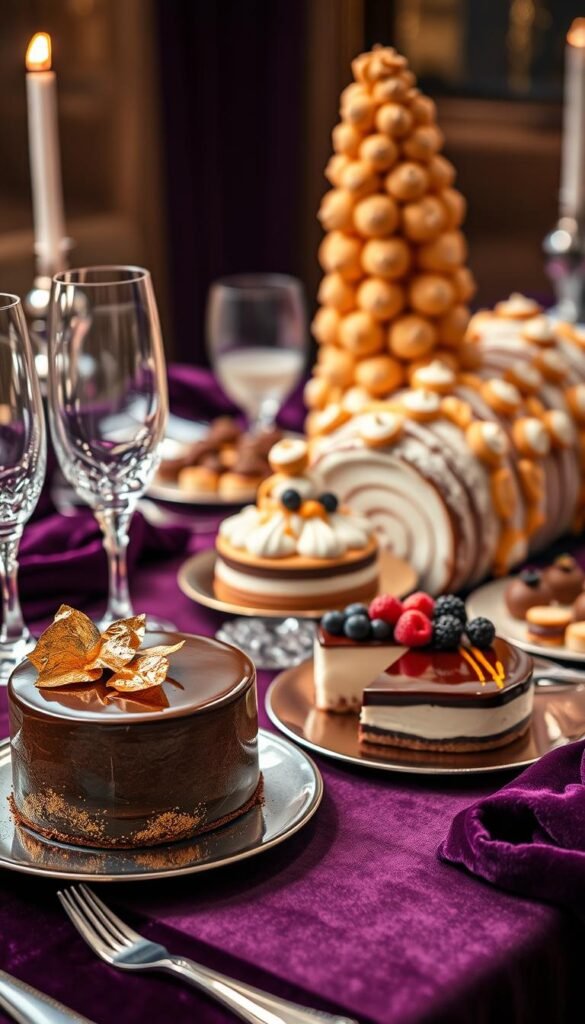 elegant New Year's Eve desserts elegant New Year's Eve desserts