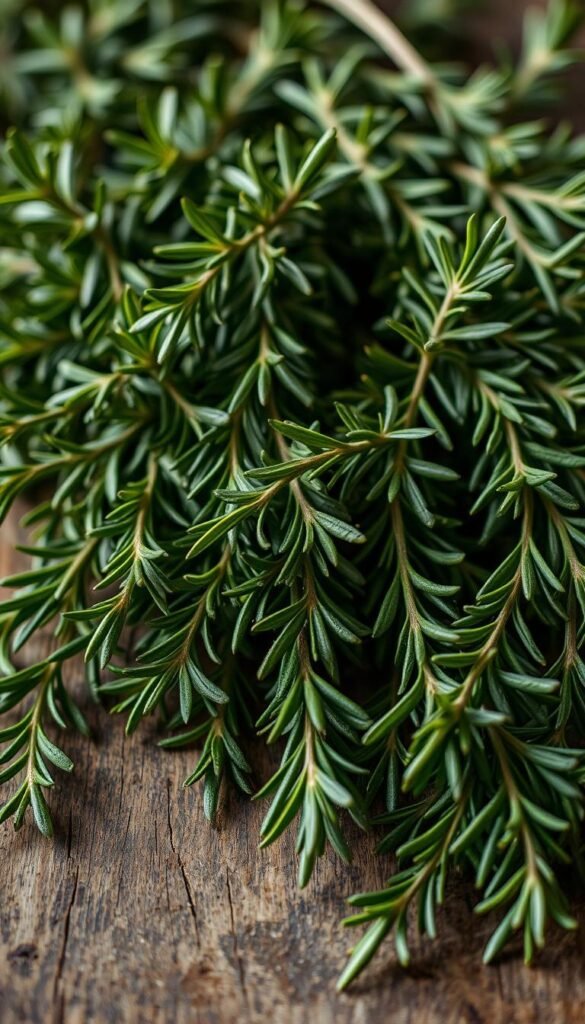 fresh rosemary selection