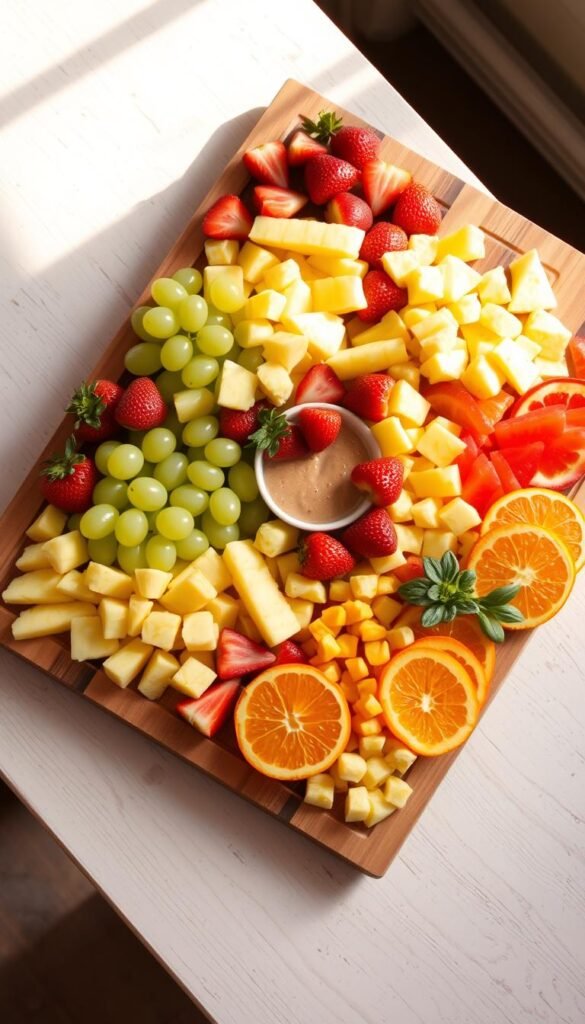 fruit platter preparation