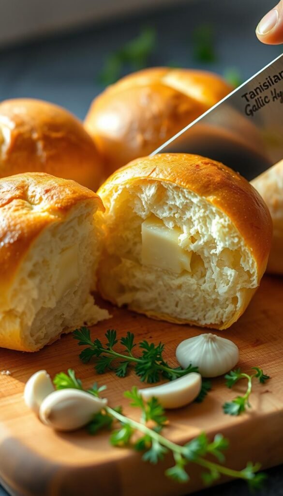 garlic bread preparation