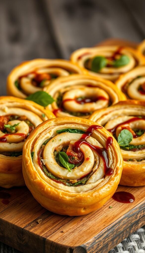 gourmet chicken pinwheels