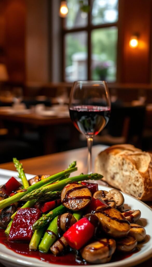 gourmet vegetarian options