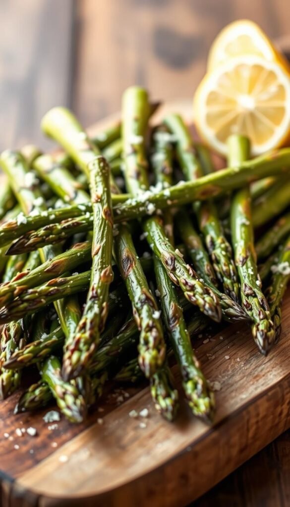grilled asparagus with lemon and parmesan