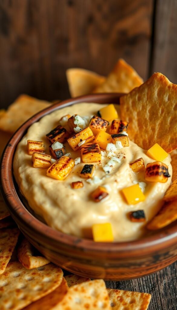 grilled elote corn dip