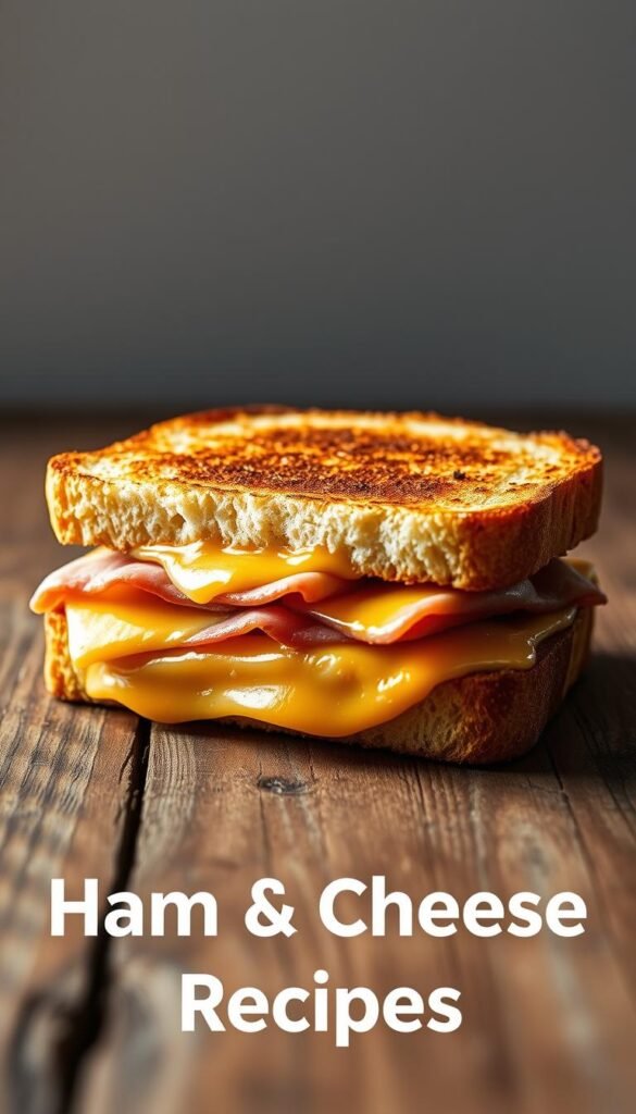 grilled ham and cheese sandwich