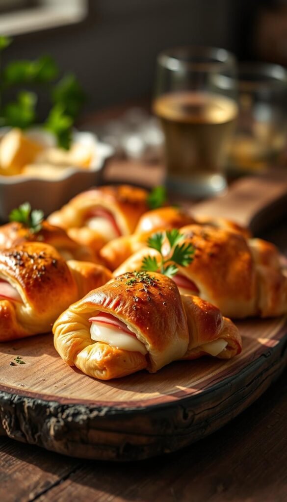 ham and cheese crescent appetizers