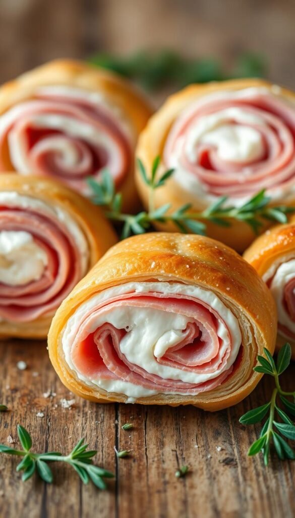 ham and cream cheese pinwheels ham and cream cheese pinwheels