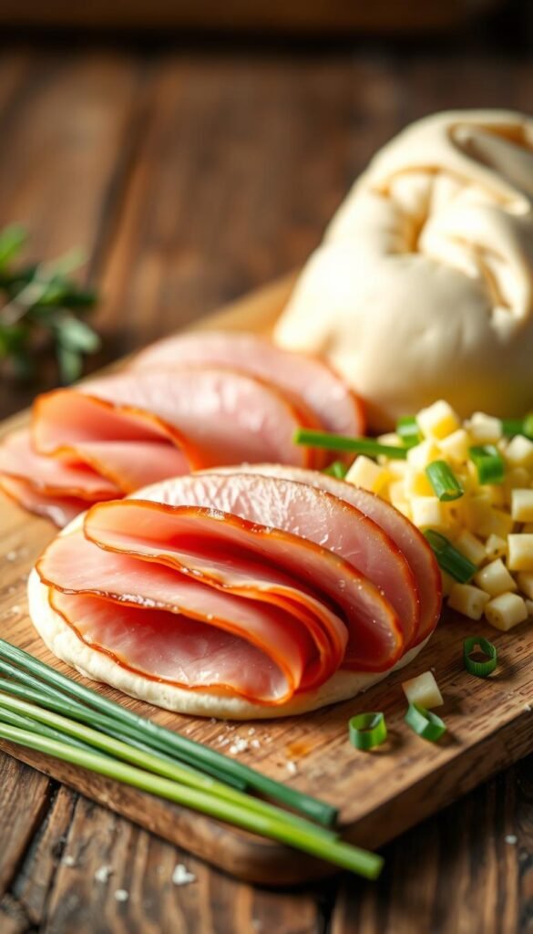 ham pinwheel ingredients