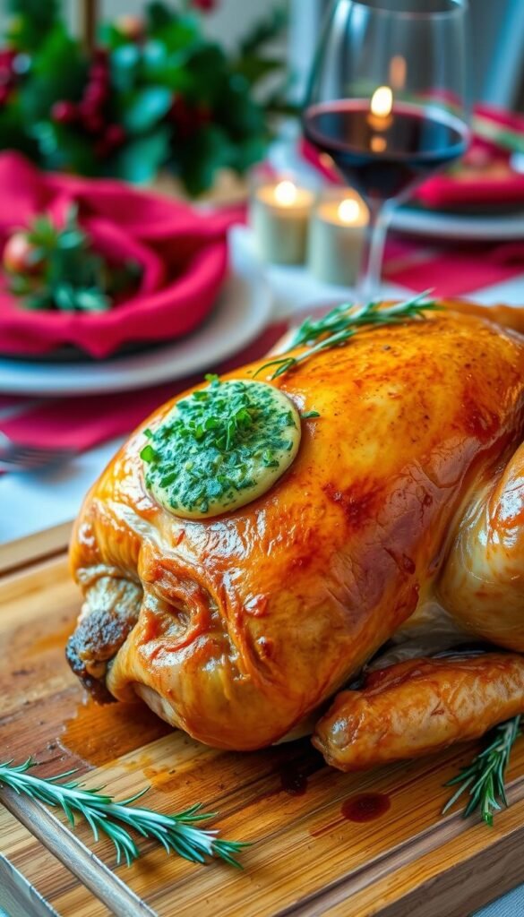 herb butter turkey