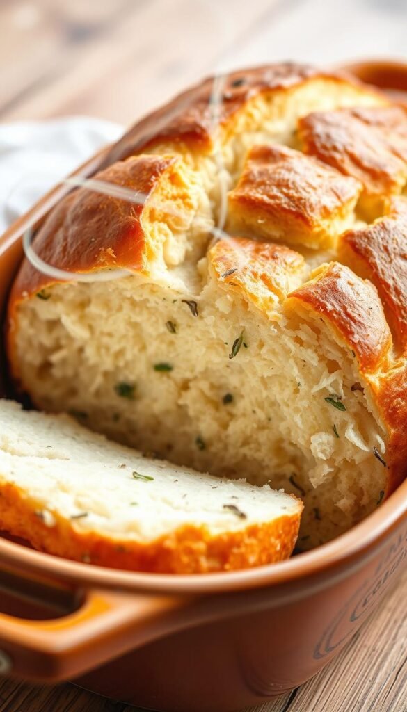 herb-infused sourdough pull-apart garlic bread