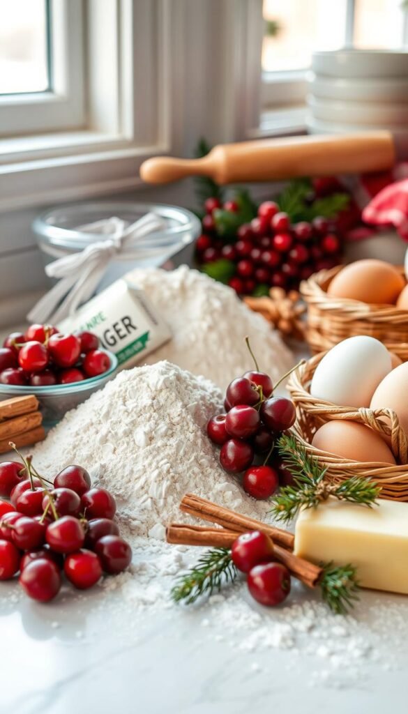 holiday baking ingredients