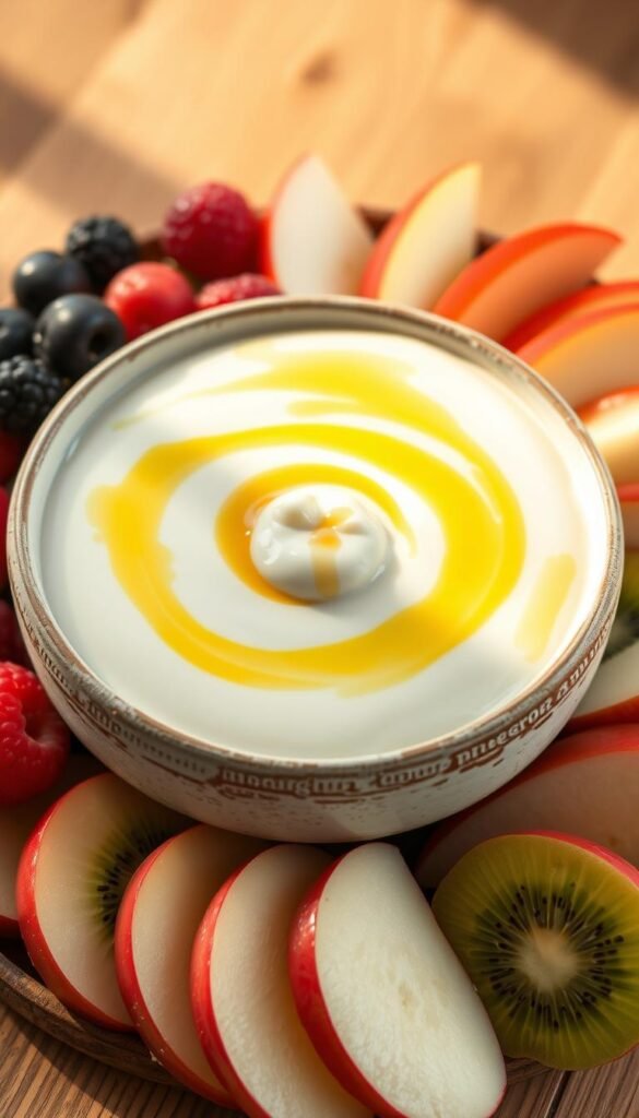 honey vanilla yogurt dip