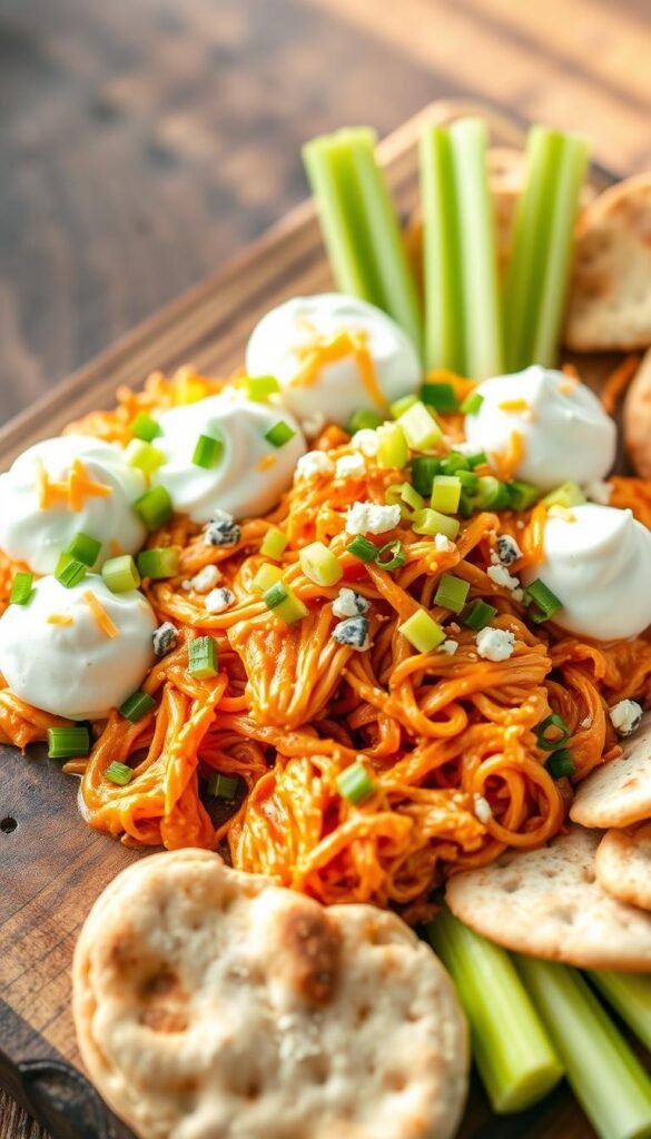 low-carb buffalo chicken dip