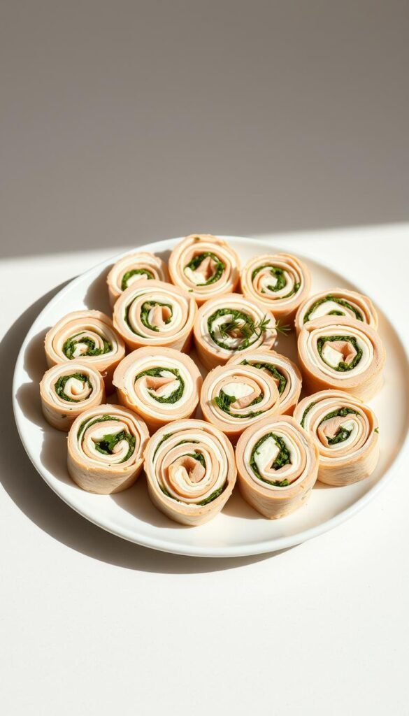 low-carb turkey pinwheels low-carb turkey pinwheels