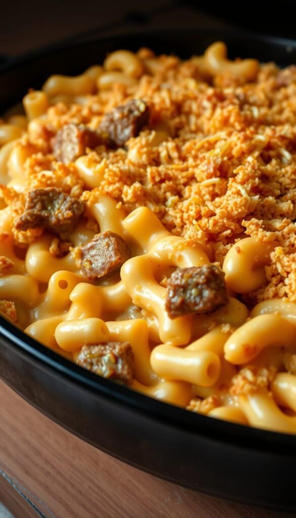 mac and cheese with brisket mac and cheese with brisket