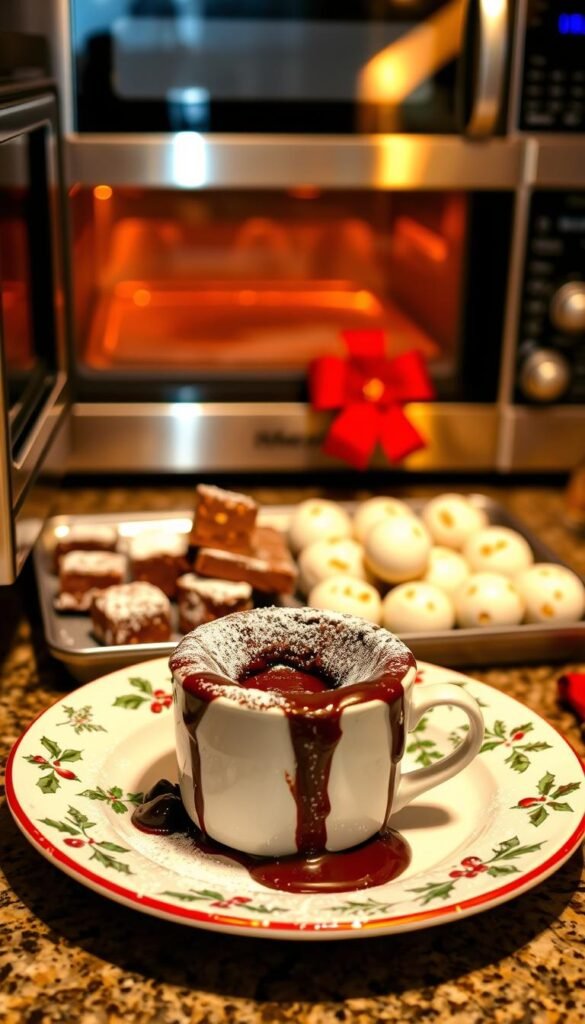 microwave Christmas desserts