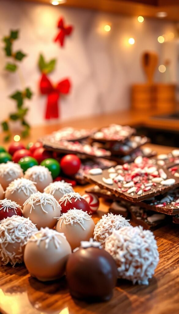 no-bake Christmas candies