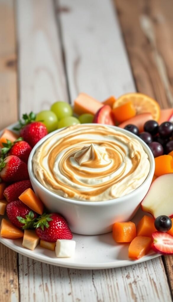 peanut butter marshmallow fluff fruit dip