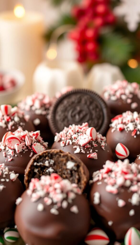 peppermint Oreo truffles peppermint Oreo truffles