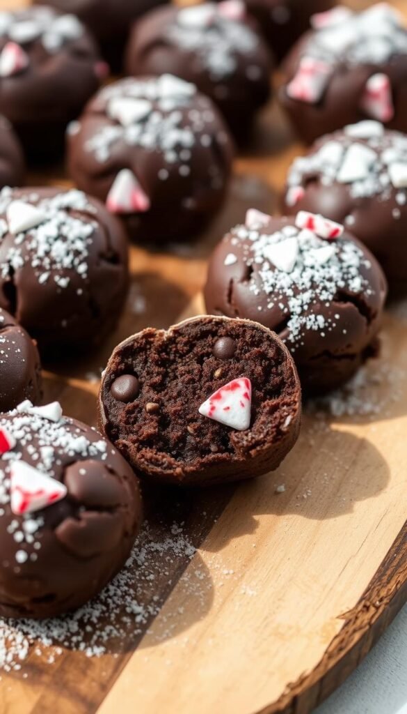 peppermint brownie bites peppermint brownie bites