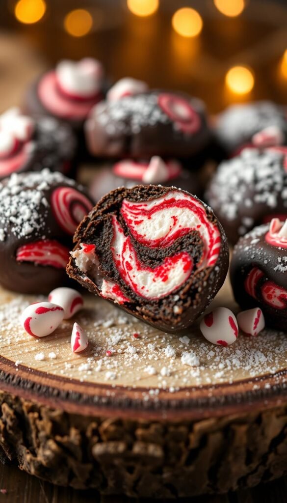 peppermint brownie bites peppermint brownie bites