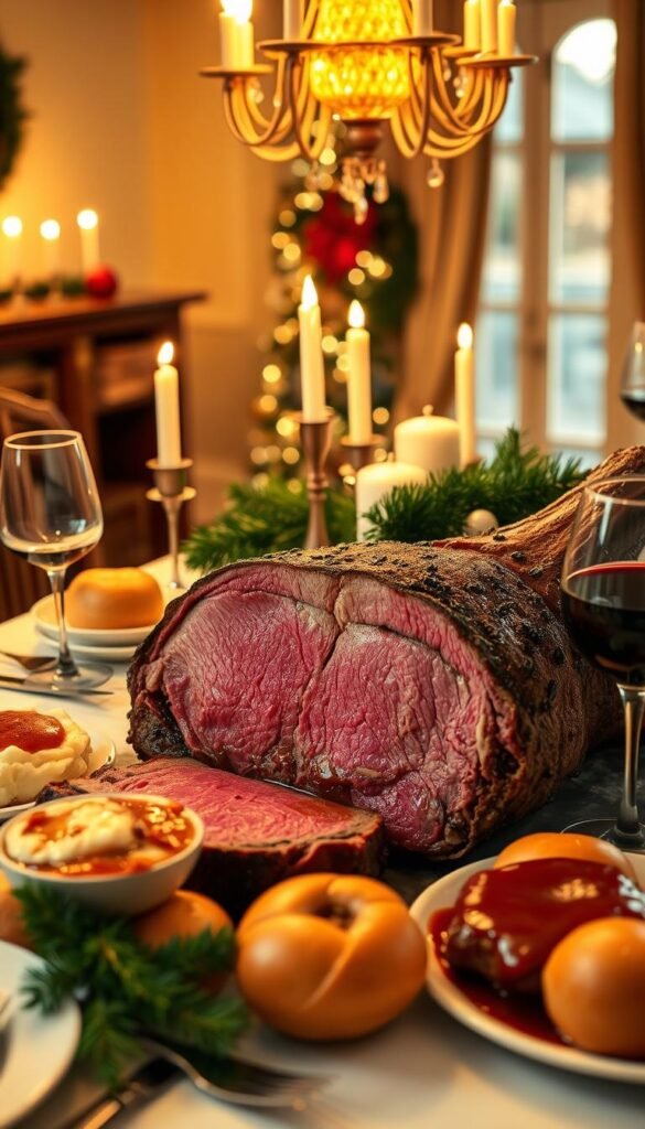 prime rib Christmas dinner