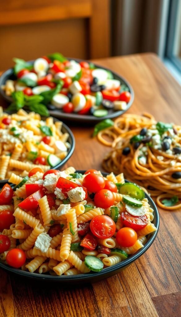 quick holiday pasta salads