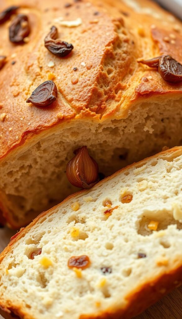 roasted garlic sourdough bread