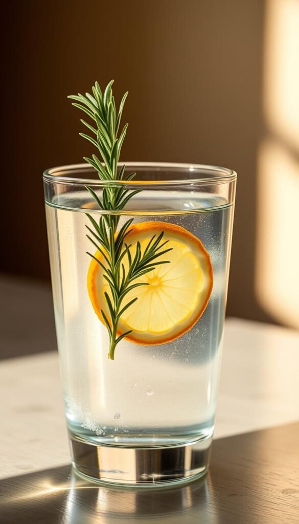 rosemary lemon water